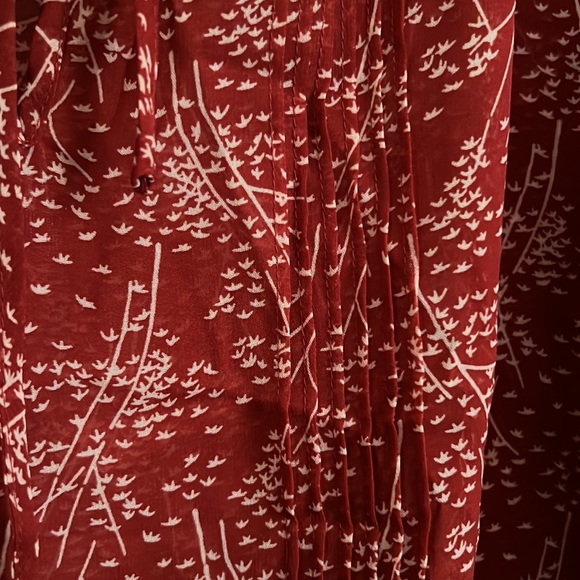 Mossimo Sheer rust top Sz. L - Picture 3 of 5